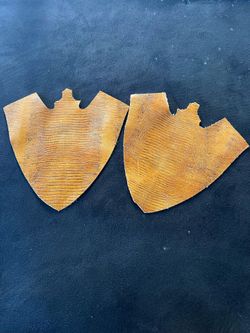 Genuine leather boot material