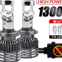 H11 Led Bulbs Super Bright With Built In Projector 