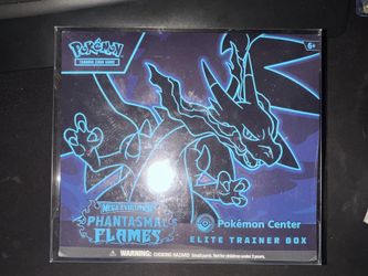 Pokémon Phantasmal Flames Pokémon Center ETB – Sealed (Minor Tear in Corner