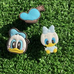 Disney Baby Donald Duck and Daisy Duck crocs charms shoe pins 3 lot new jibbitz