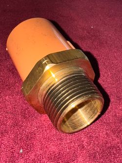 Viking Plastics V5004BI-010 1" CPVC Male Adapter SOC x MNPT   CPVC Threaded Adaptor NPT-M    Fe9)