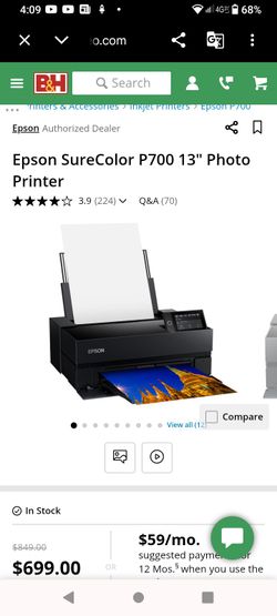 Epson SC-P700 SURE COLOR PINTER