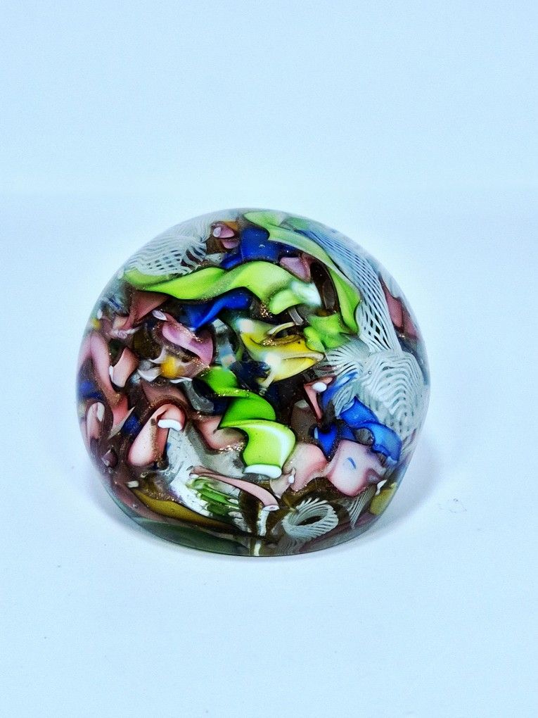 Tutti Frutti Latticinio Paperweight