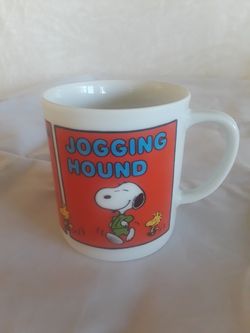Collectible, Vintage Snoopy "Jogging Hound" coffee mug