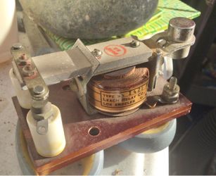 Vintage Leach Relay switch aviation telegraph style electronics