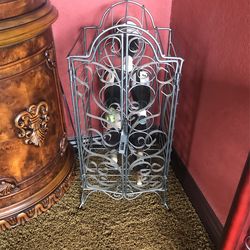 Scroll Metal Wine Rack
