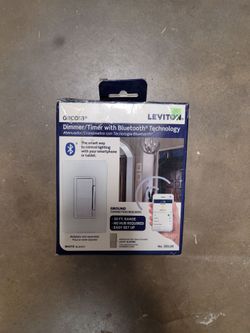 Leviton Decora Dimmer/Timer with Bluetooth Technology