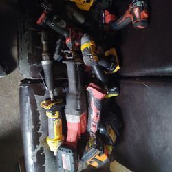 Multiple Varieties Of Power Tools 