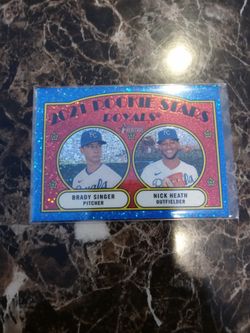 2021 Topps Heritage Rookie Stars Royals