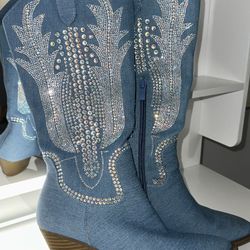 Rainbow Cowgirl Boots -6 1/2 