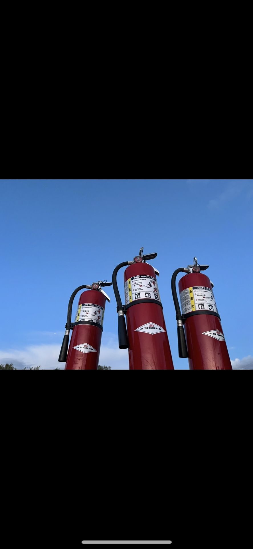 Fire Extinguisher Ten Pound A B C Rated Fully Charged And Batch Tested On Real fires