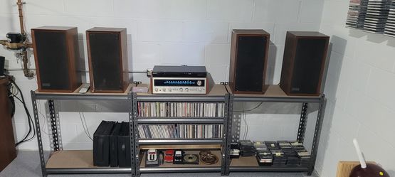 Vintage 70s Pioneer SX626, 4 Altec Capri 887A