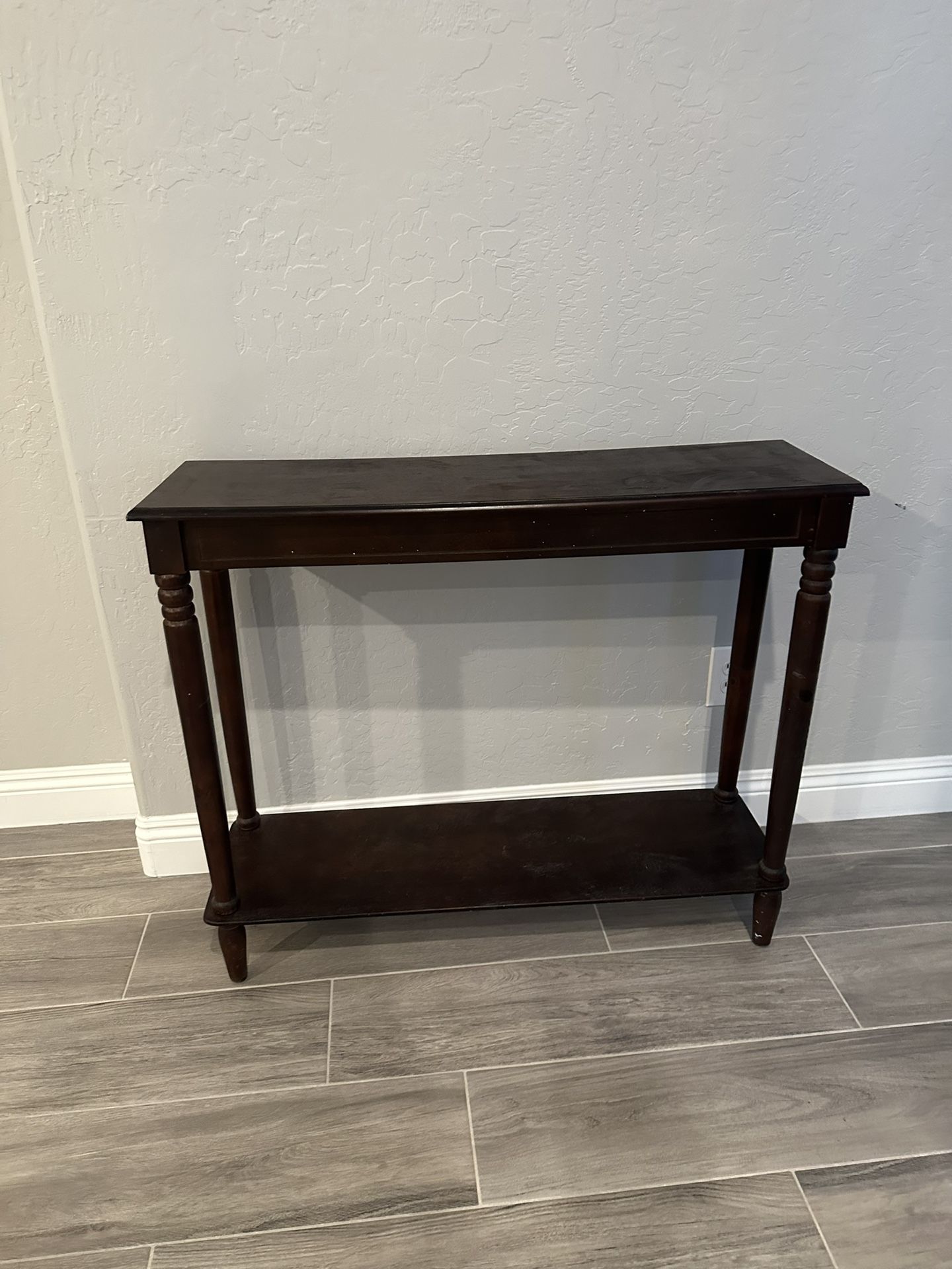 Wood Console Table