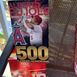 Albert Pujols bobble head 500 career runs how much