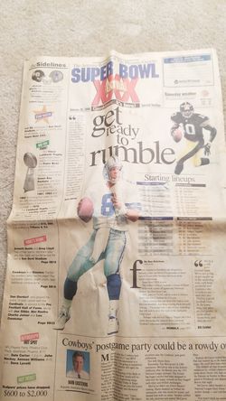 January 1996 Steelers vs Cowboys AZ Republic It's still available!