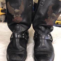 48 yr. old harley boots 10-10 1/2
