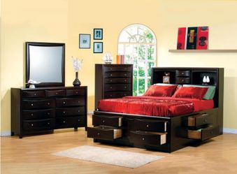 Phoenix storage bed set