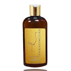 Keratin Cure Best Hair Treatment Gold & Honey Bio Protein 4 Oz Safe Repair Straight Professional Complex Straightening Damaged Dry Frizzy Coarse Curl