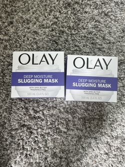 Two Olay Moisture Slugging Mask