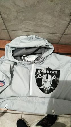 Raiders hoodie fly rush jacket