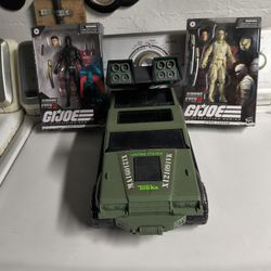G I Joe Action Figures & Tonka Military Truck 