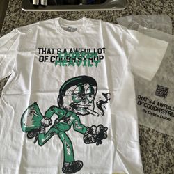 That’s A Awful Lot Of Cough Syrup "Chieffin Heavily" Tee - White/Green