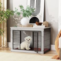 Alebert Dog Cage Pet Cage (Grey) $60