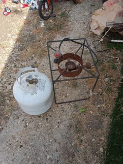 Burner with full tank