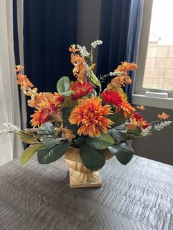 Plastic Flower In Pot 