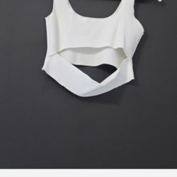 Zara White Crop Top
