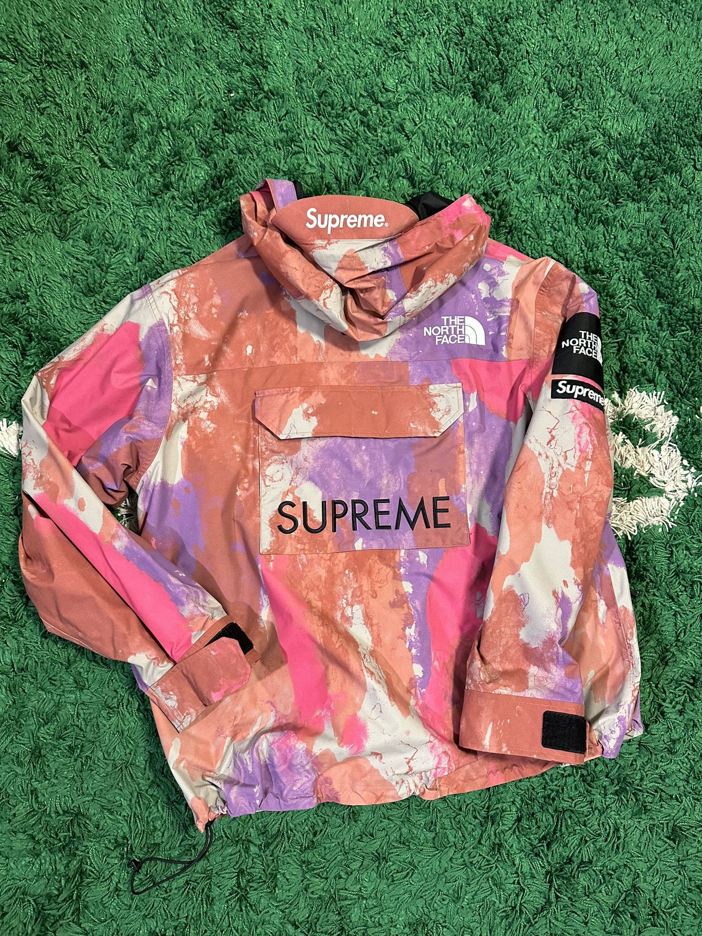 Supreme TNF the North Face Pink Camp Jacket Size Medium