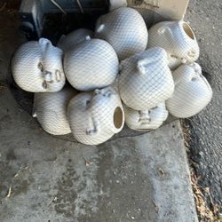 12 Plastic baby Heads Crafts DIY Halloween 
