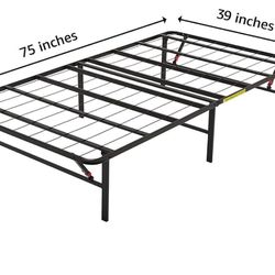 Twin Metal Bed Frame 14 Inch
