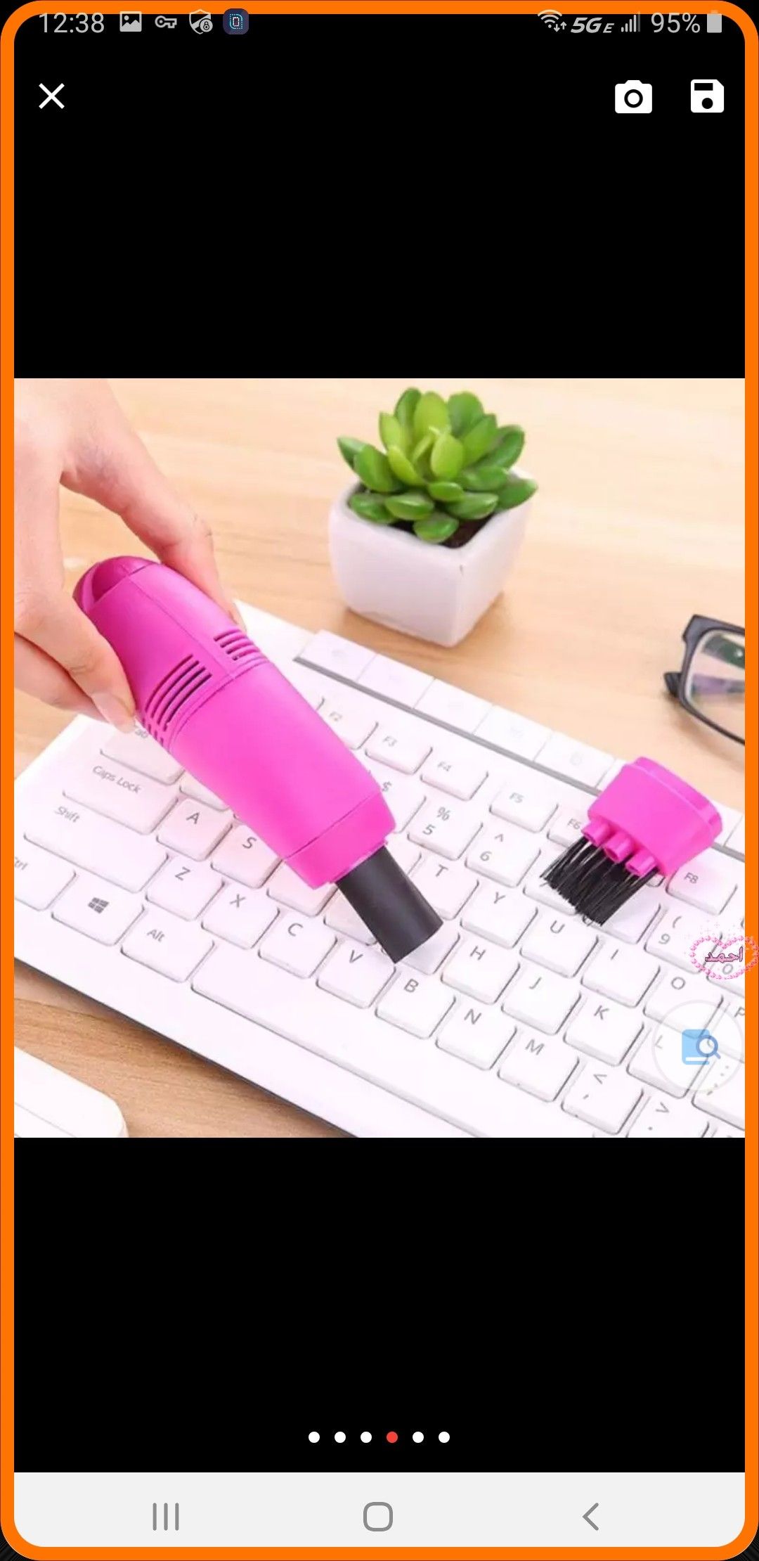 USB Dust Cleaner Brush Computer Vacuum Cleaner Creative Mini USB Keyboard Laptop Universal Vacuum Attachment Dirt Clean Tc