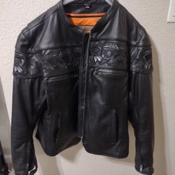Savage Skulls - Men's Motorcycle Leather Jacket