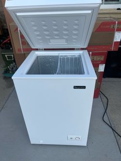 Small white freezer  21 1/2x31
