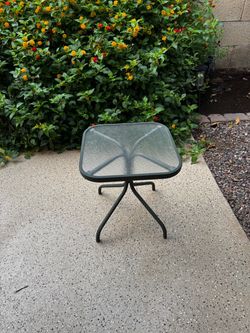 mini outside table