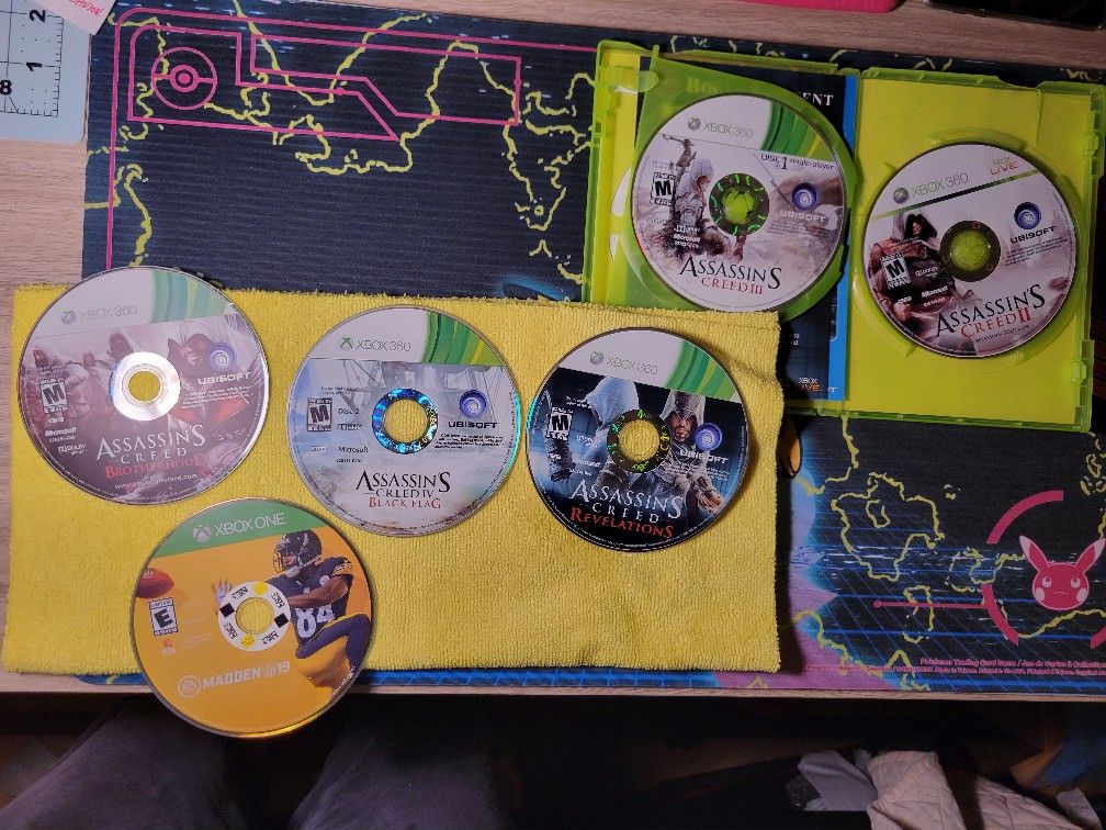 5 Assasin Creed Games Xbox 360
