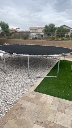 Trampoline without net