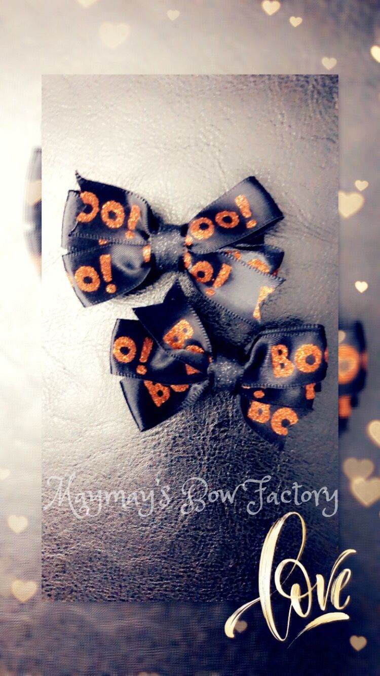 Halloween bows