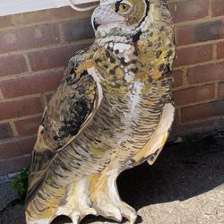 Owl Coat Rack Painting 
