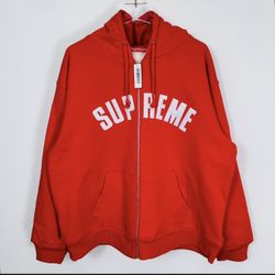 Red Supreme Hoodie 