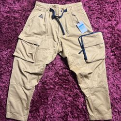 ACG Woven Cargo Pants Wheat Style # CD7646 790 Size Medium