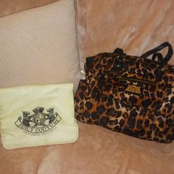 Juicy Couture Diaper Bag With Changing Pad