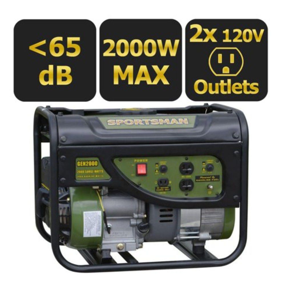 New in sealed box! Sportsman 2000 watt portable gas generator