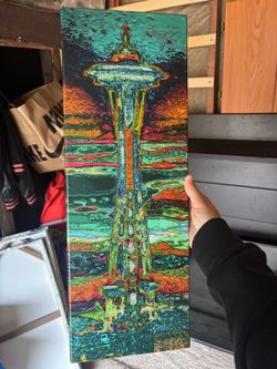 Space Needle Canvas Art