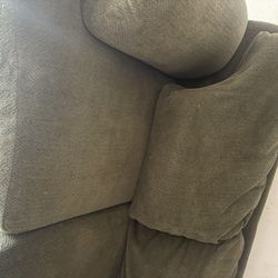 Couches  green material