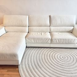 Leather Sectional Couch 