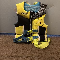 Hyperlite Child Life Vest, Fits Child 33-55 lbs Biolite Foam Life Vest