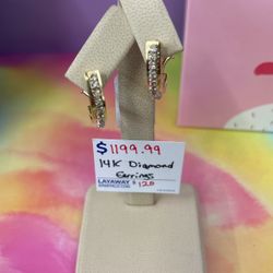14k Ladies Earrings 